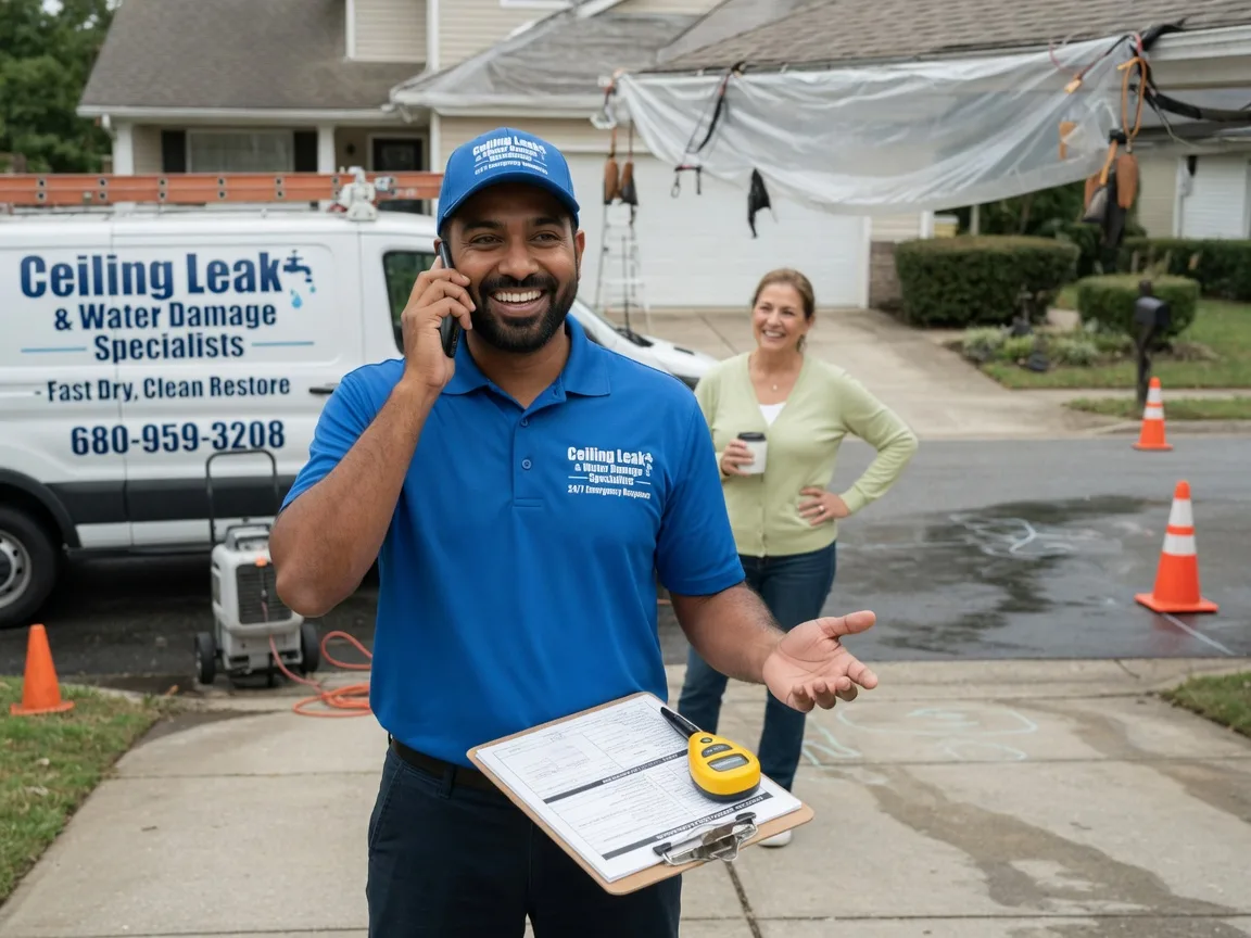 Ceiling Leak Cleanup Cabazon, CA FAQs